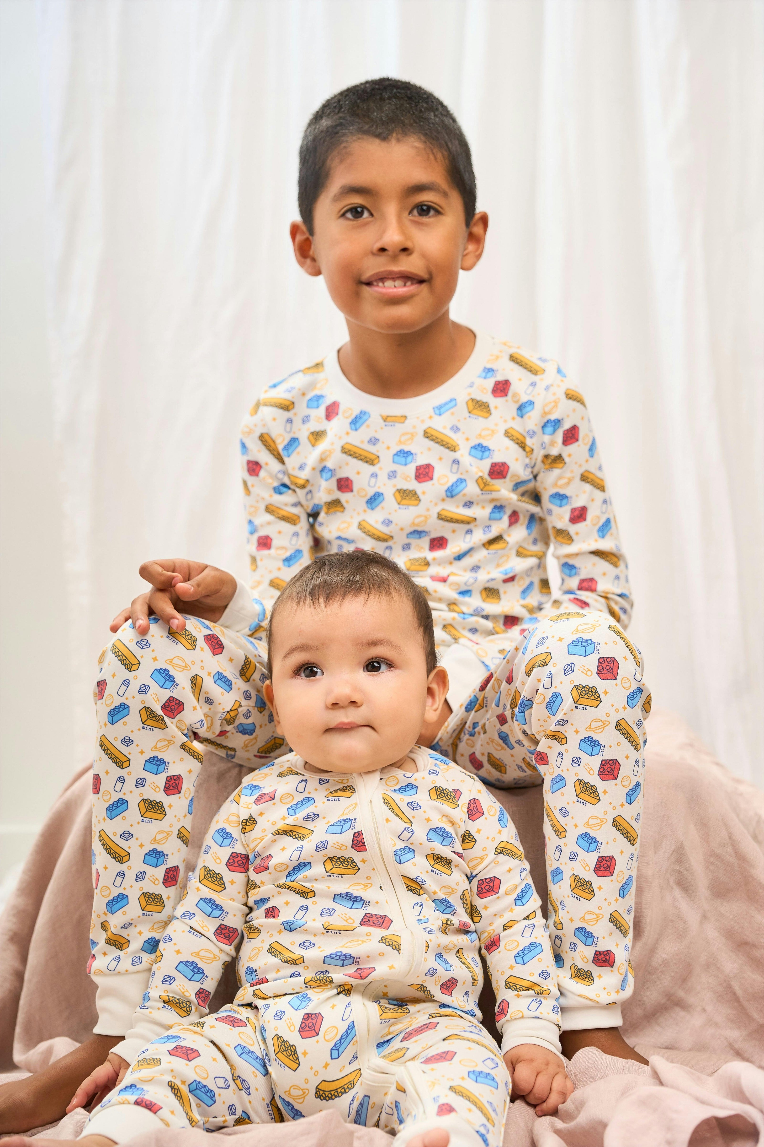 Creative Blocks Two piece Kids Pajama