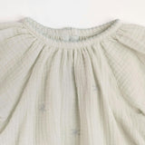 Gauze Romper in Embroidered Stars