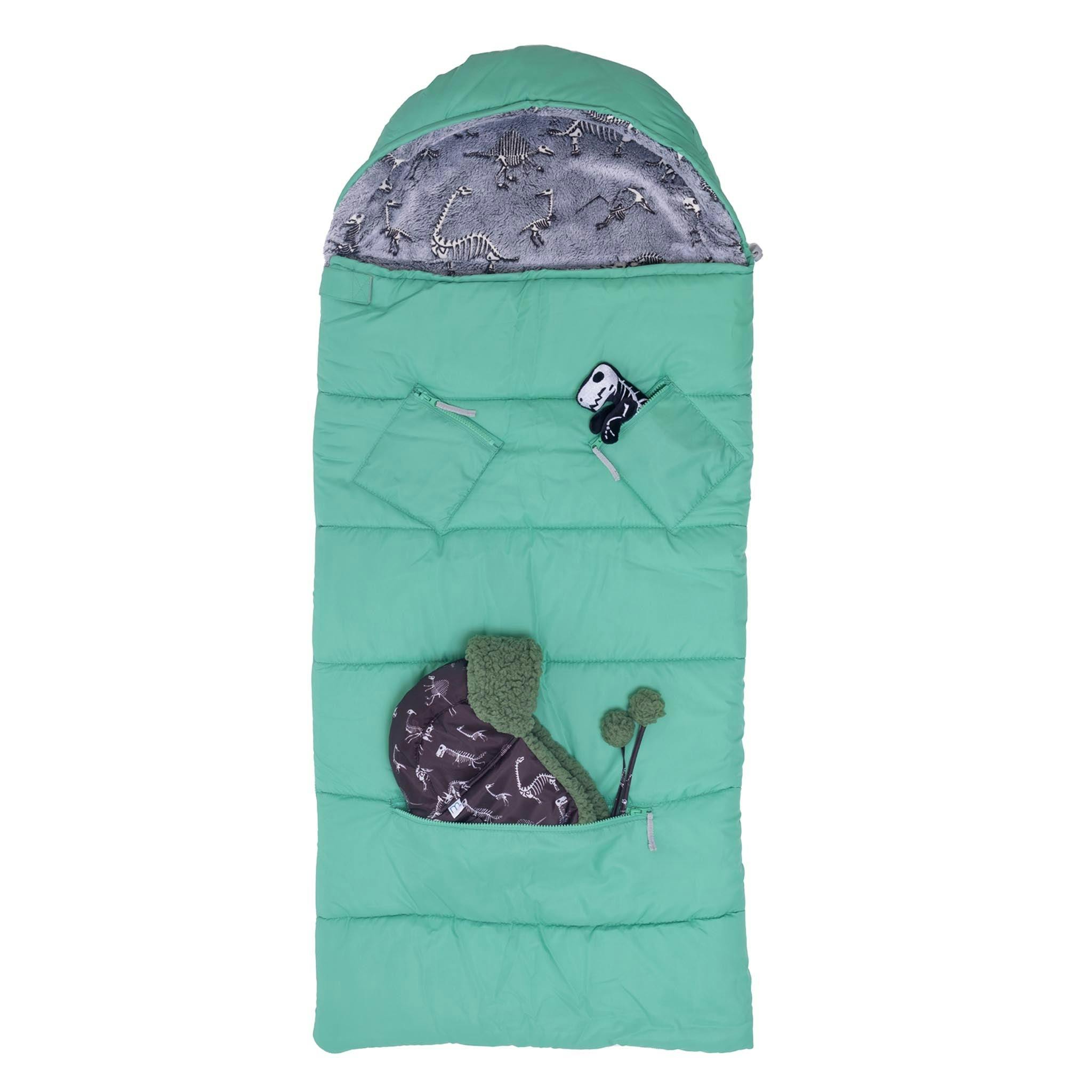 Sleep-N-Pack™ – Little Kid Size | Glow-In-The-Dark Collection: Glow Dino Bones