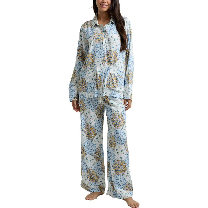 Evie Long Sleeve Print Pajama Set