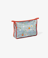 Large Zip Bag, Light Floral