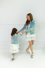 Crystal Tassel Denim Jacket