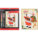 Acrylic Paint-By-Number Kit - Santa