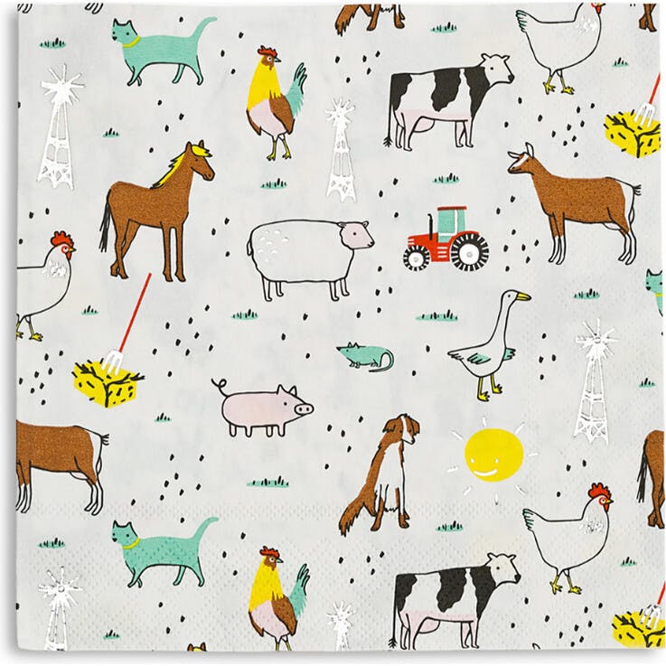 On the Farm Large Napkins