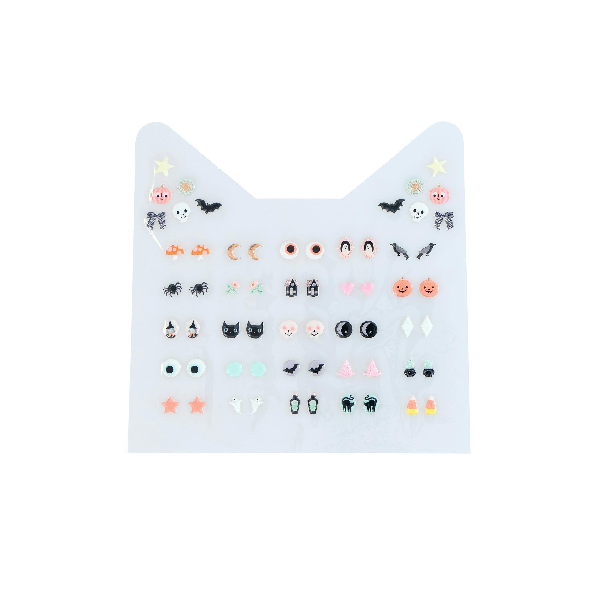 Halloween Stick On Earrings