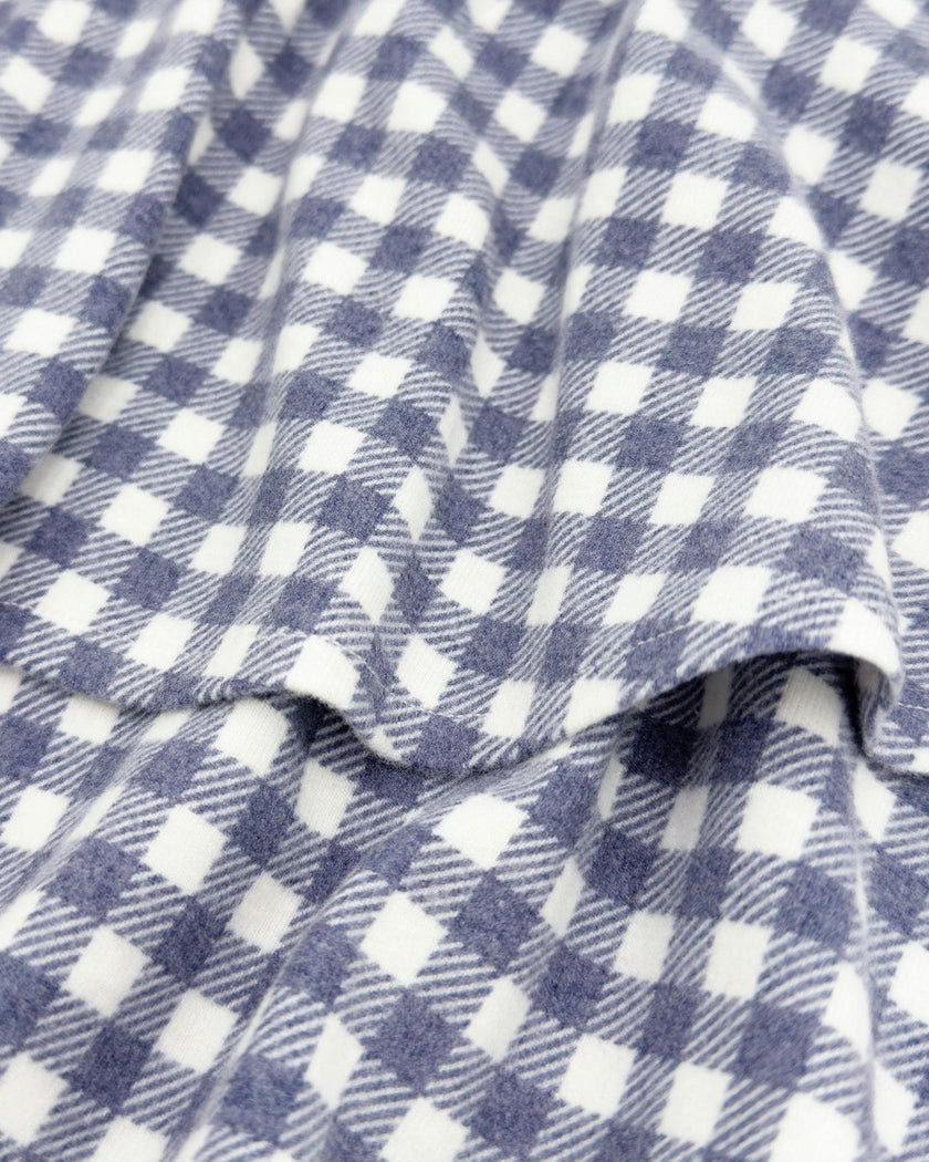 Alex Gingham Hacci Skirt - Crown Blue