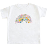 Liberty of London Childrens Rainbow Short Sleeve T-shirt - White