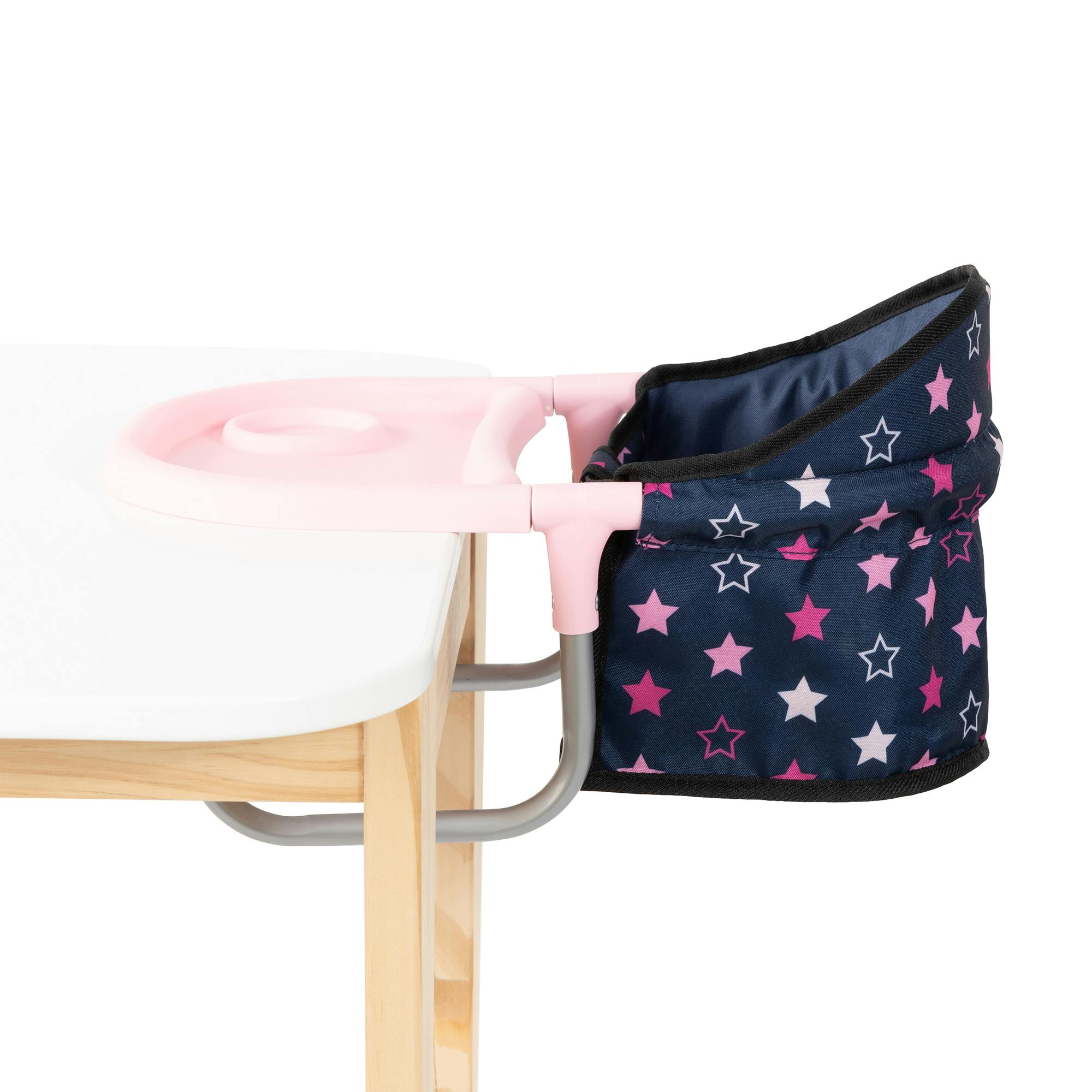 Bayer Design Dolls: Table Seat - Navy, Pink, Stars