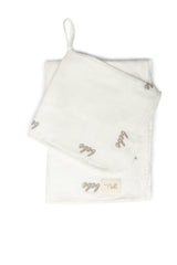 Embroidered Gauze Swaddle and Lovie Two Piece Set