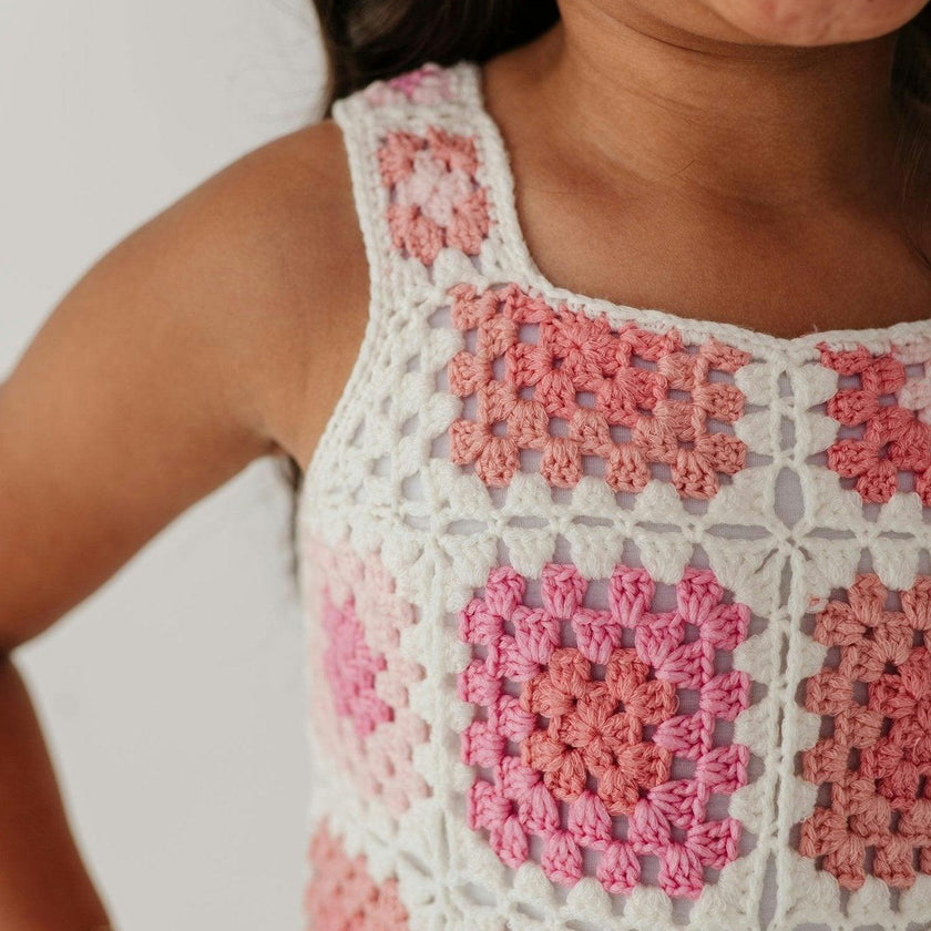 Fitted Crochet Dress