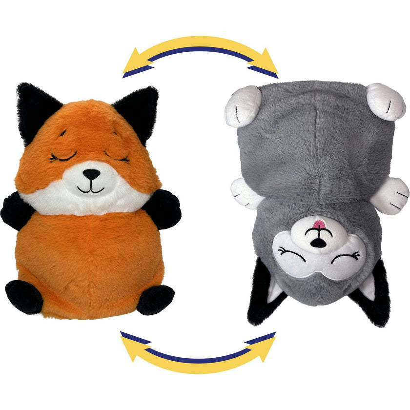 FlipaZoo: Upside Down Inside Out - To - 2-In-1 Animal Plush