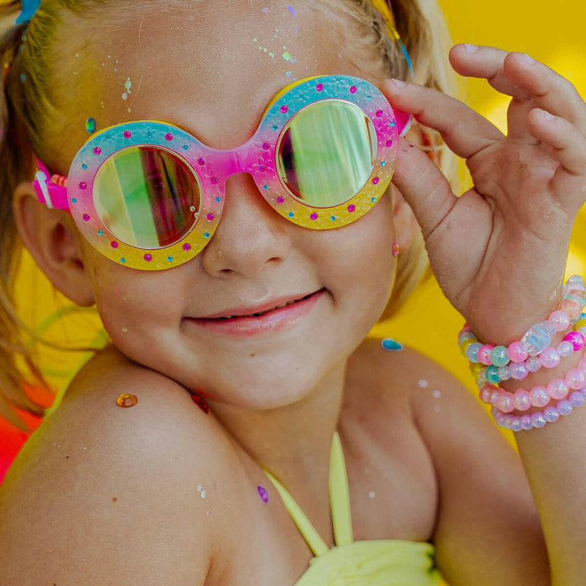 Summer Solstice Flower Bud Youth Swim Goggle