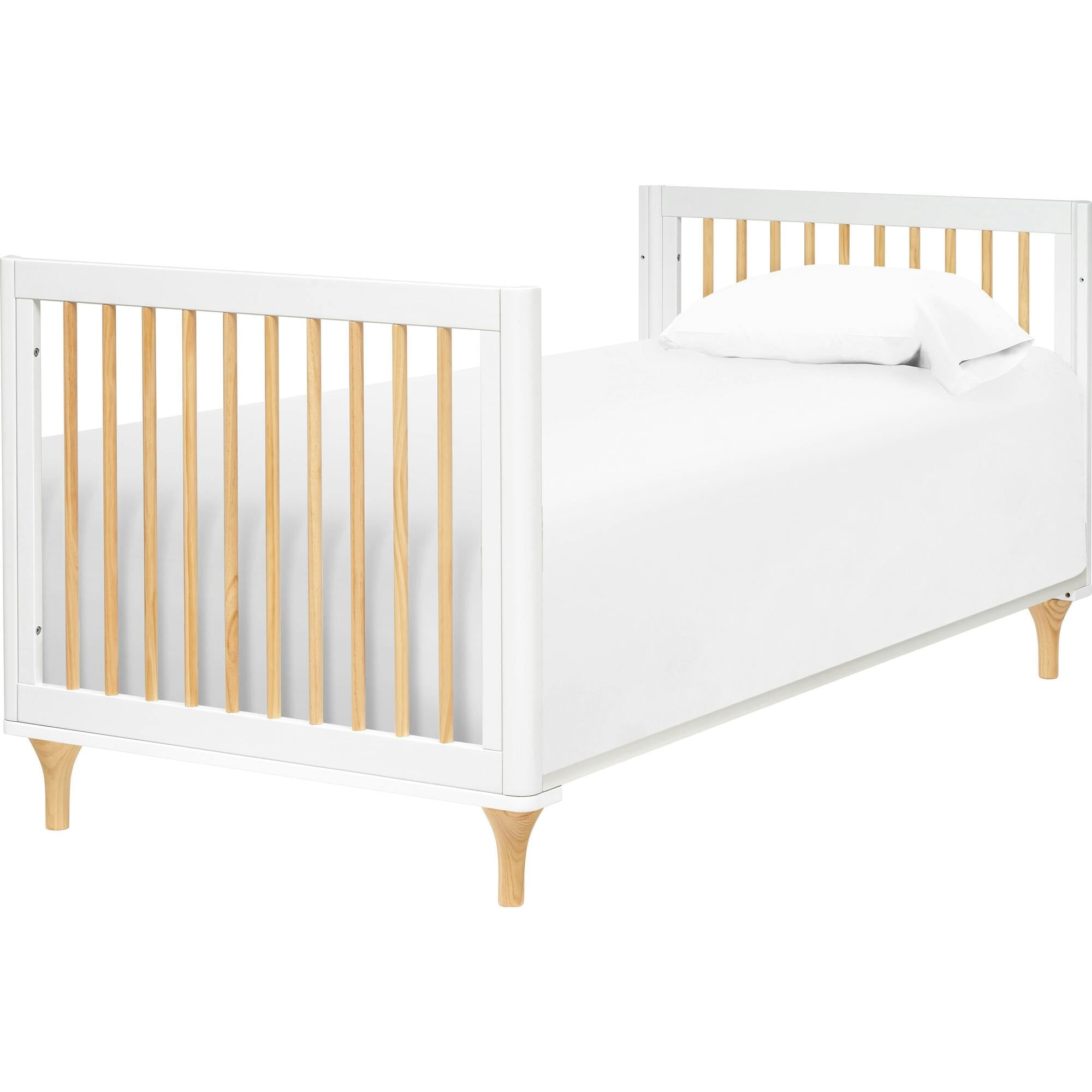Lolly 4-in-1 Convertible Mini Crib and Twin Bed with Toddler Bed Conversion Kit
