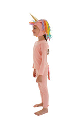 Sunrise Peach Unicorn Pajama Costume