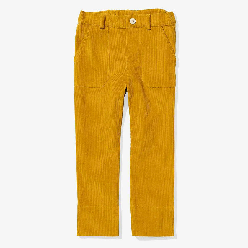 Grow Pant, Mustard Corduroy