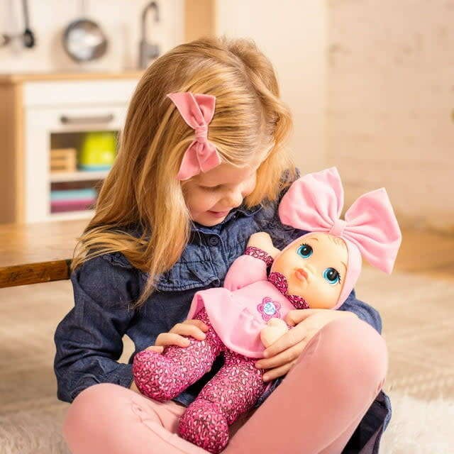 Baby's First  Kisses Baby Doll Toy w/  Pink Top