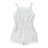 Organic Tank Romper - Cabana Stripes