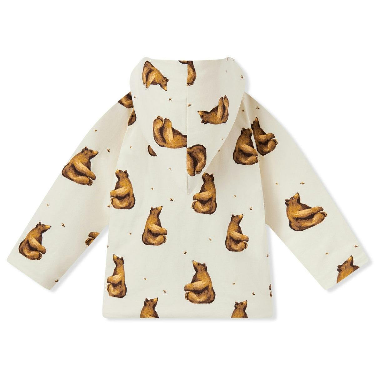 Honey Reversible Waffle Knit Hooded Jacket