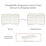 Babyletto Palma 7-Drawer Wide Assembled Dresser (53")