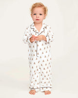 Baby's Twill Classic Romper in Teddy Tales