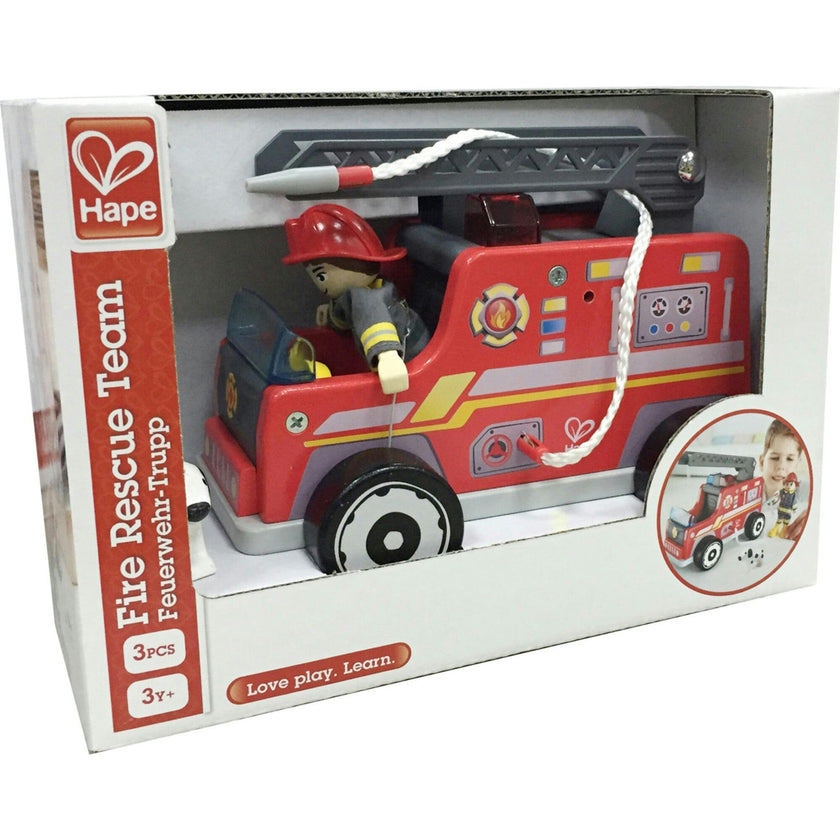 Fire Truck Playset W/ Action Figure & Rescue