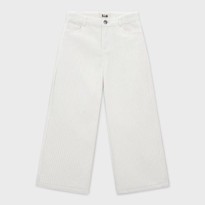 Organic Cotton Corduroy Straight Leg Pant
