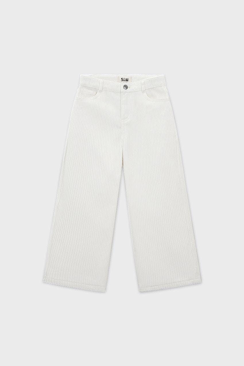 Organic Cotton Corduroy Straight Leg Pant