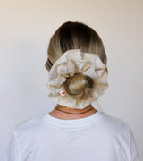 CREAM FARMERS MARKET CORSET SCRUNCHIE