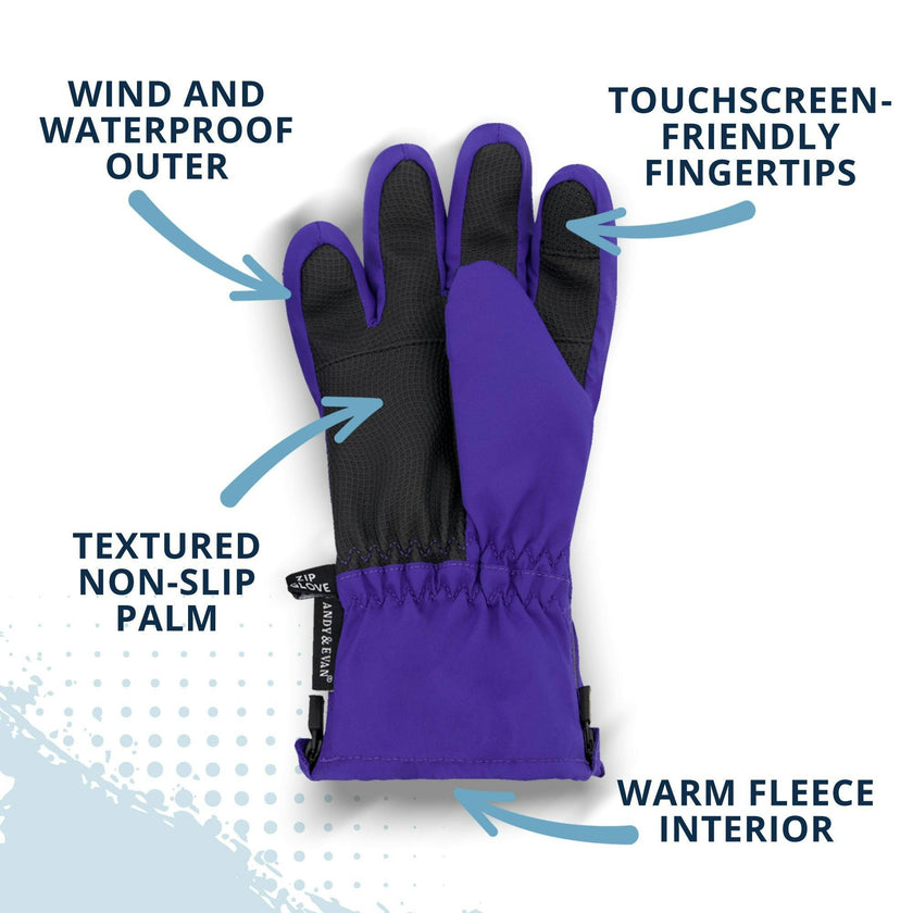 Winter & Ski Glove powered by ZIPGLOVE™ TECHNOLOGY