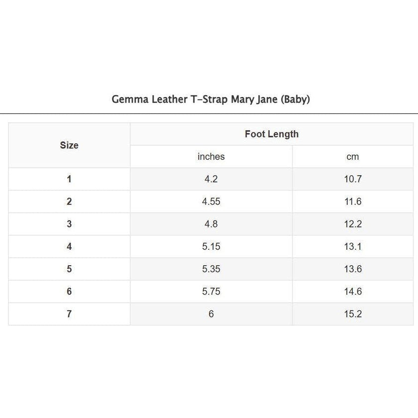 Gemma Leather T-Strap Mary Jane (Baby)