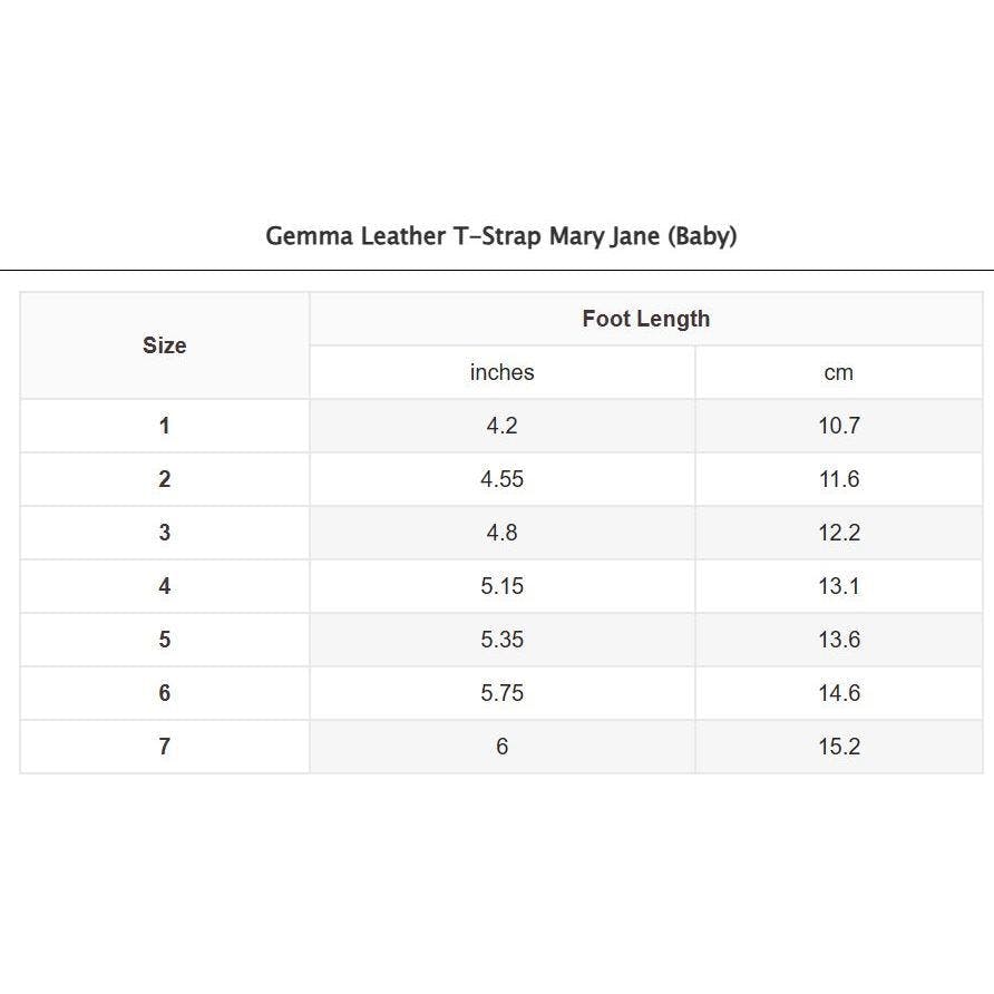 Gemma Leather T-Strap Mary Jane (Baby)