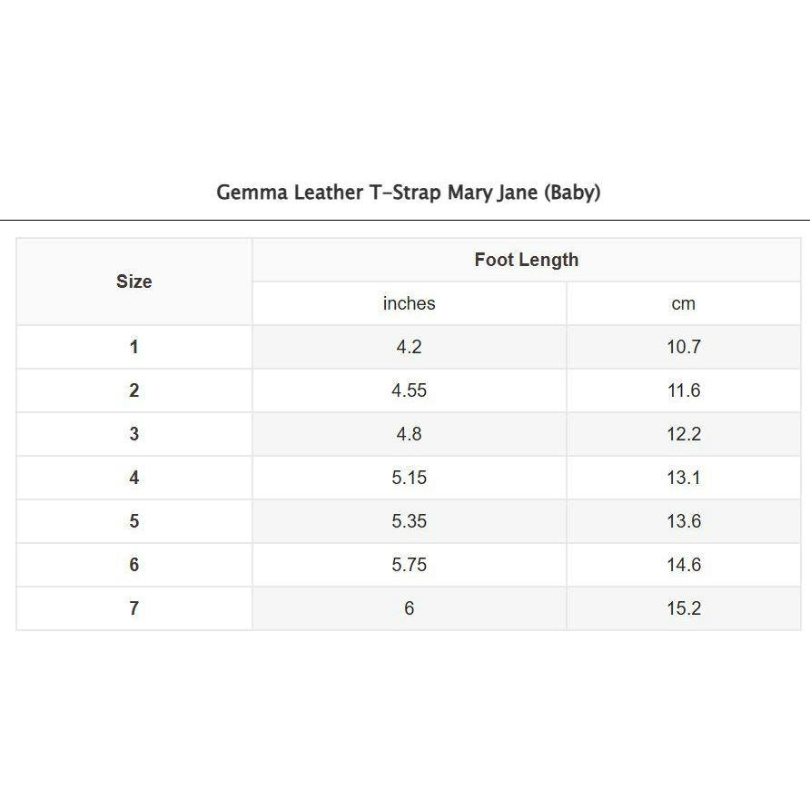 Gemma Leather T-Strap Mary Jane (Baby)