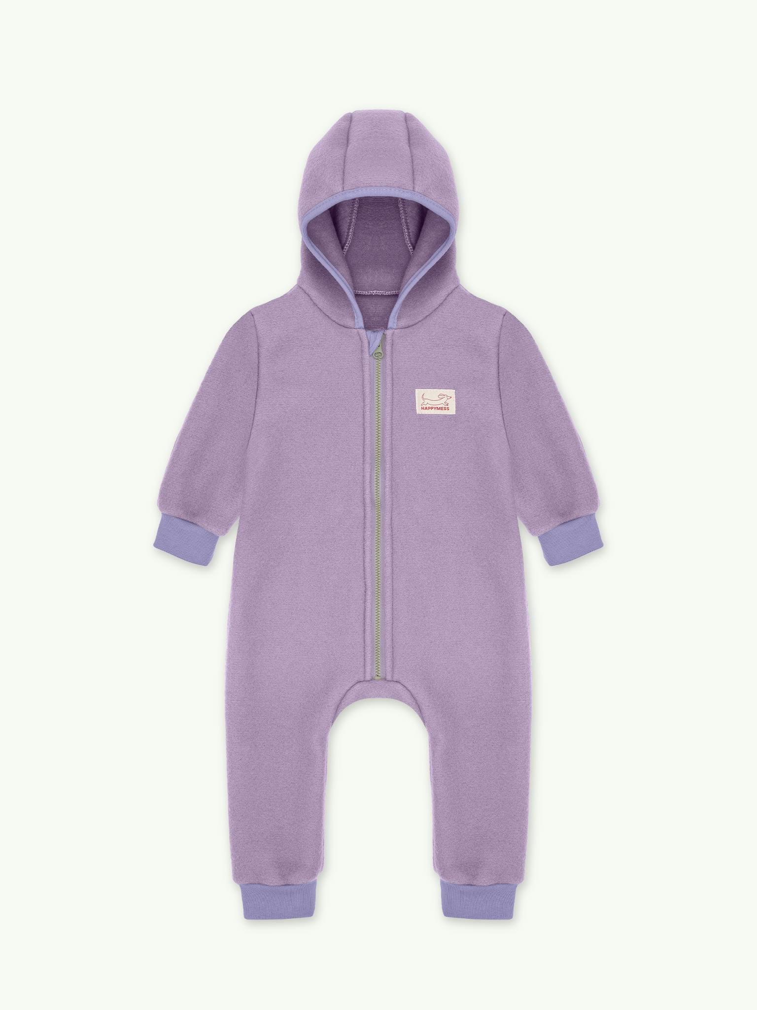 children's merino wool overall - lilac