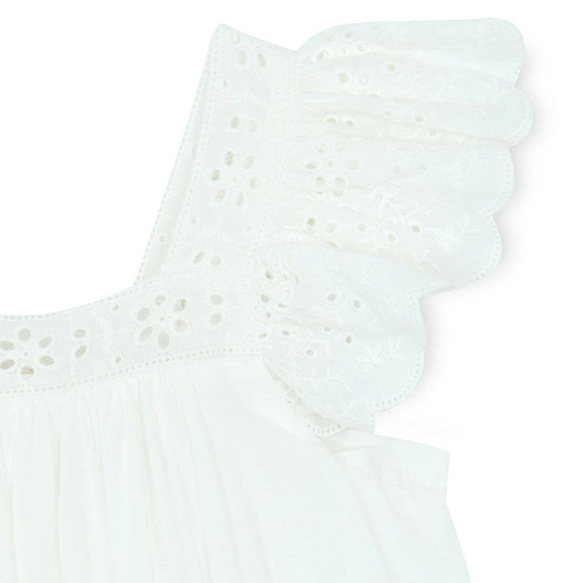 BONTON Embroidered Voile Laura Dress