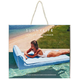 Luxe Lie-On Lounger: La Mer Med Blue