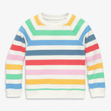Kids sweatshirt in candy stripe