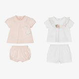 Pink Rose Ruffle Dual Outfits