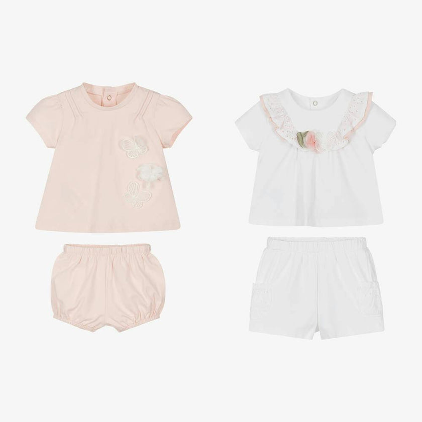 Pink Rose Ruffle Dual Outfits