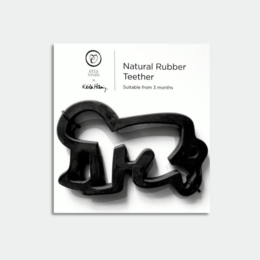 KEITH HARING 'BABY' NATURAL RUBBER TEETHER