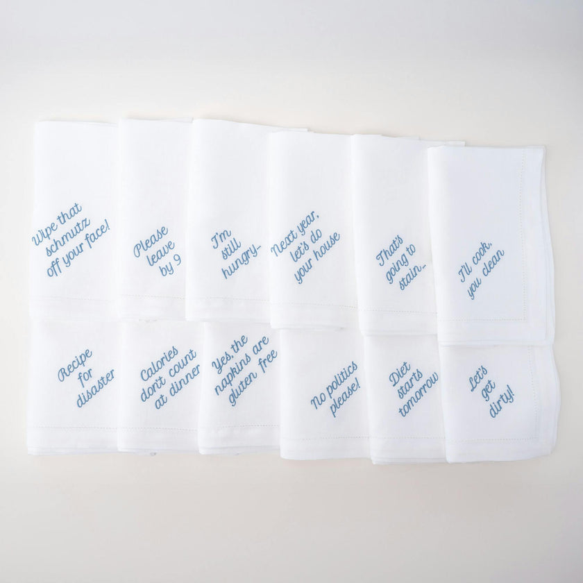Mixed Messages Dinner Napkins