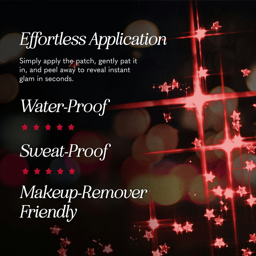 Red Spirit Speckles Makeup Patches - Team Spirit Collection