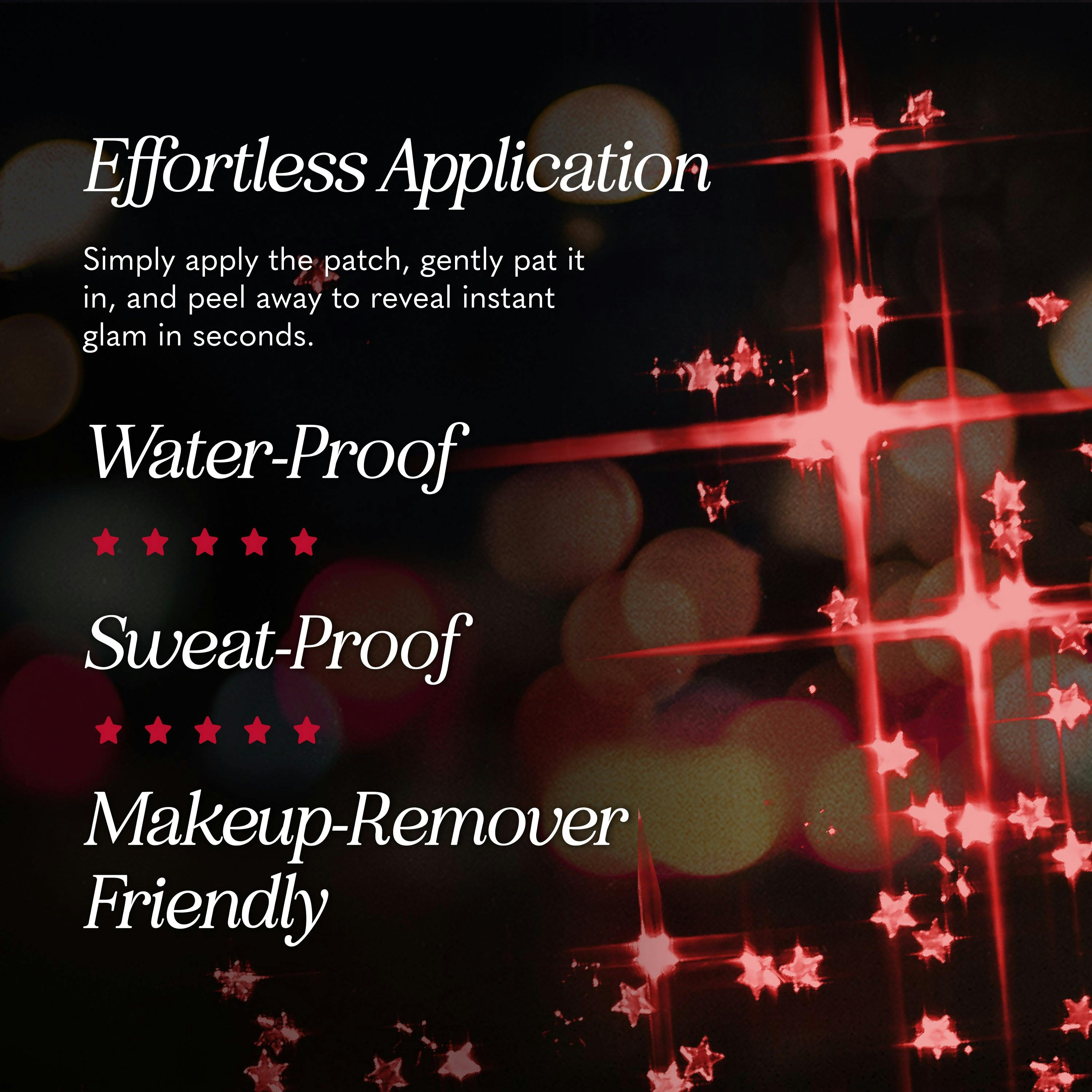 Red Spirit Speckles Makeup Patches - Team Spirit Collection