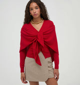 The Amal Cardigan -  Red