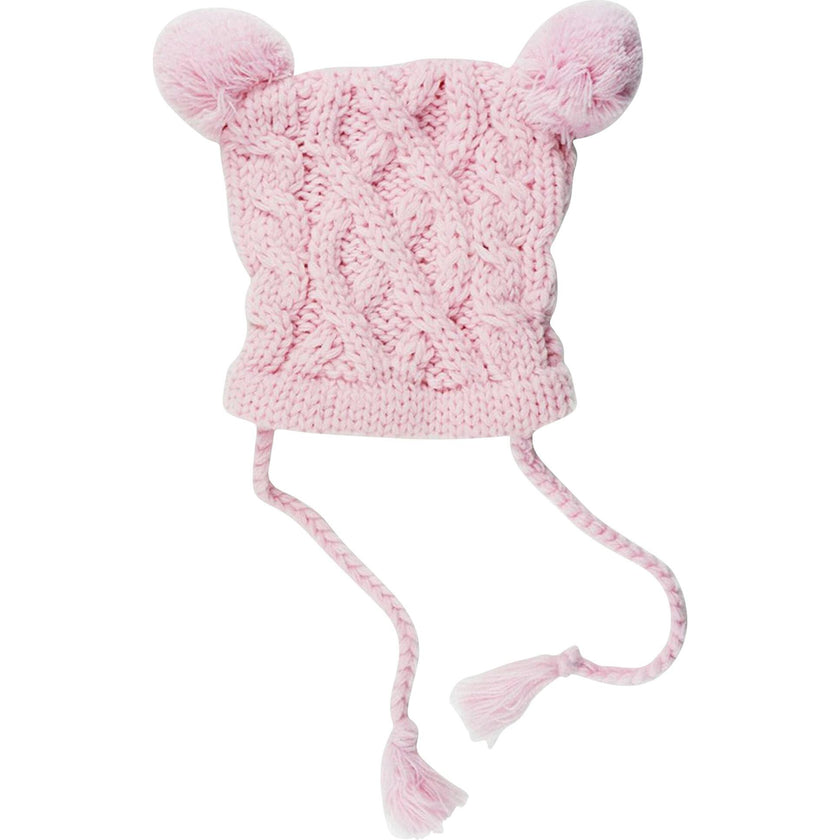 Quinn Cable Pom Pom Knit Hat