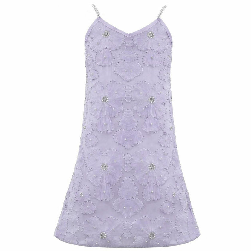 Princess Beaded Flowers Dress