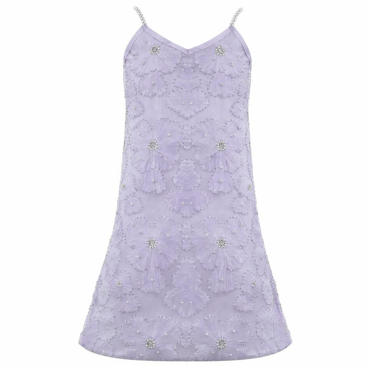 Princess Beaded Flowers Dress
