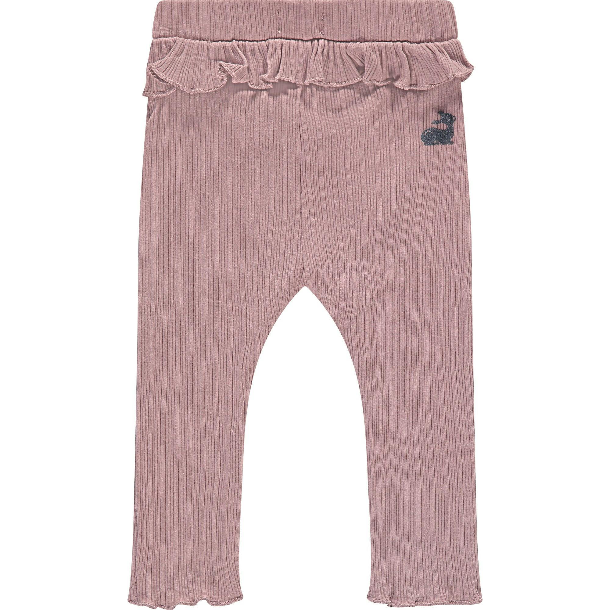 Ruffled Waist Leggings and Lettuce Edge Hem