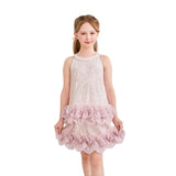 Light Pink Ameliora Ruffle Skirt Set