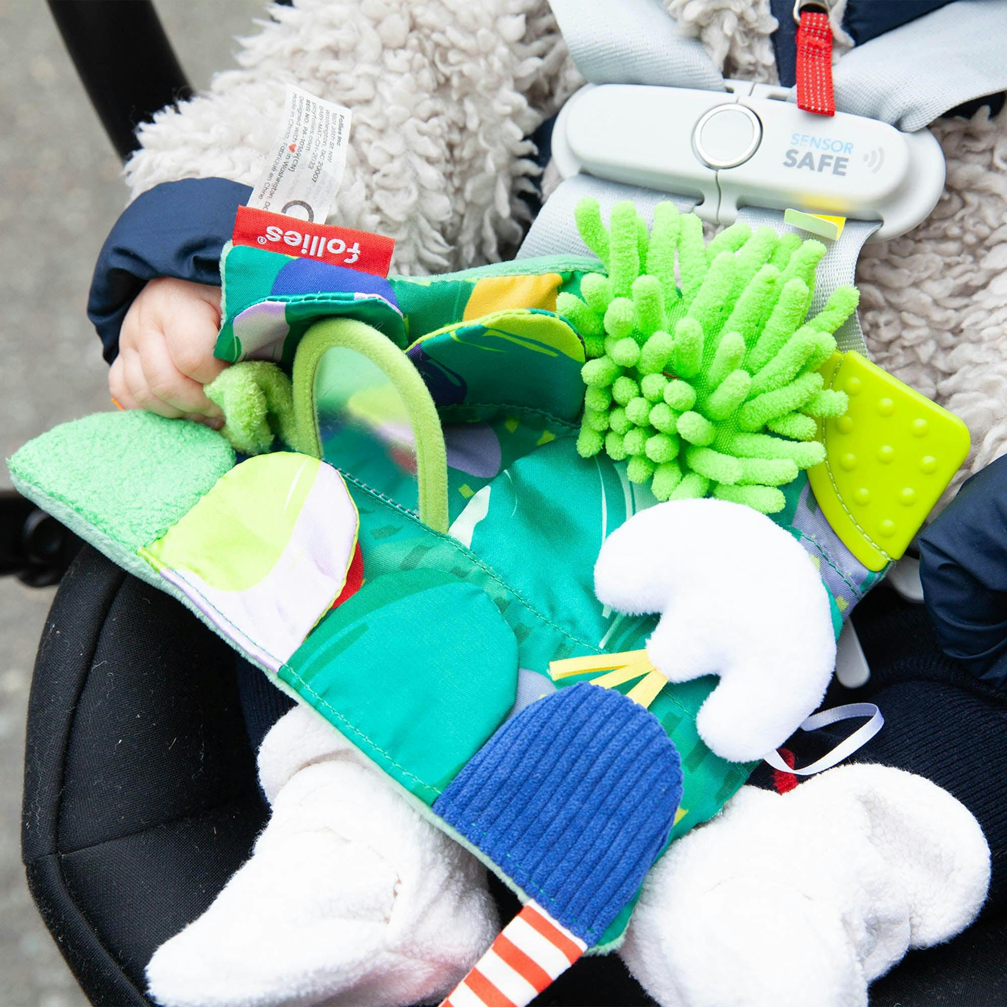 Sensory Garden Flap Stroller Toy