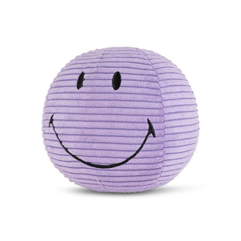Plush Smiley Corduroy Dark Purple 5"